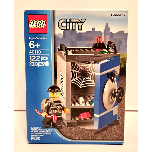 COIN BANK Lego CITY Set #40110 NEW Factory Sealed RETIRED Unopened - Picture 1 of 12